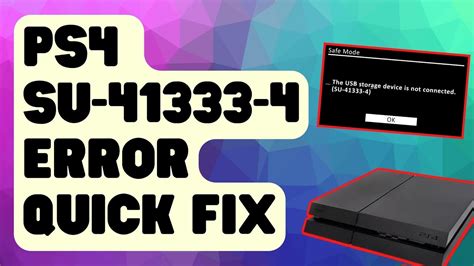 PlayStation 4 Error Codes 